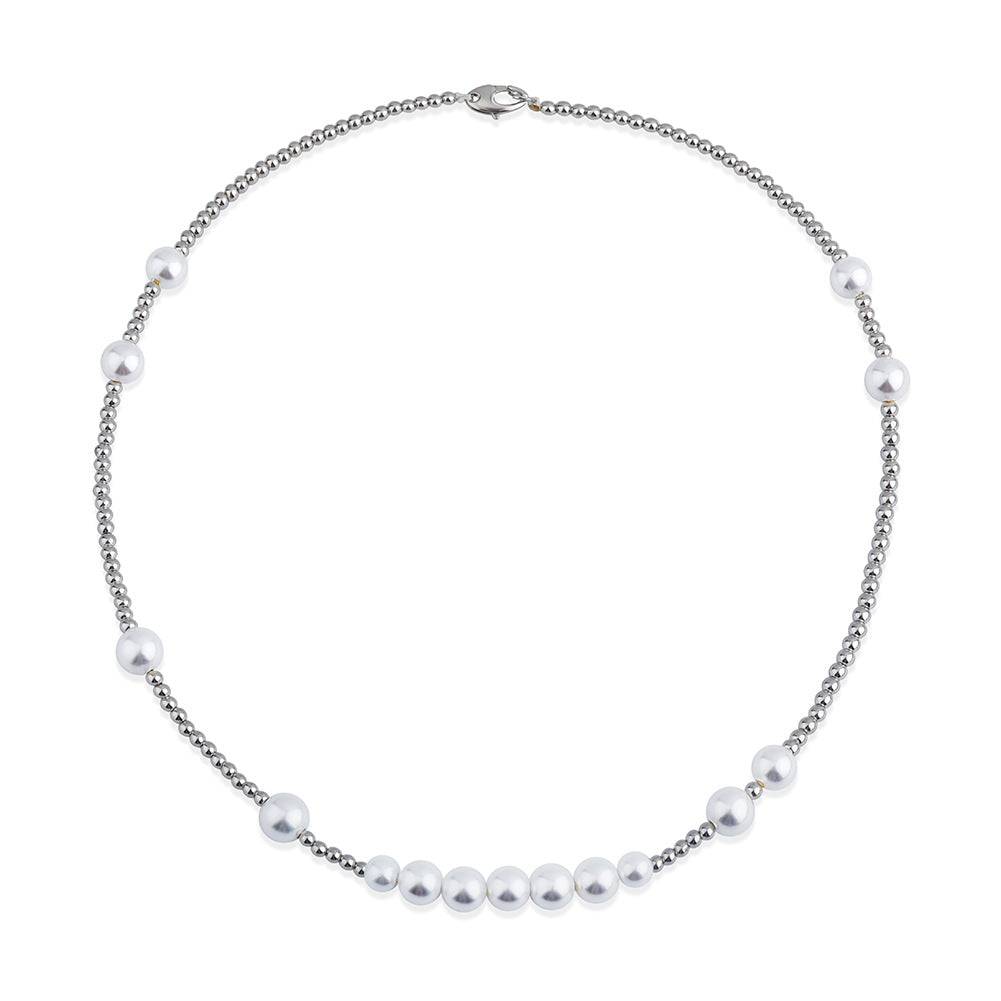 Pearl Clavicle Necklace