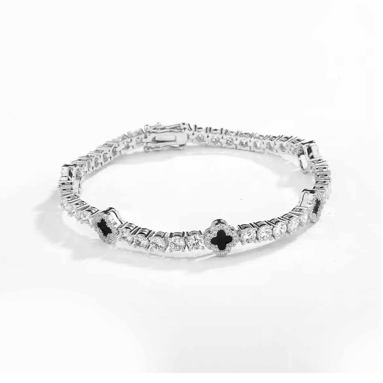 Four-Leaf Clover Tennis Chain