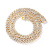5A Zircon Cuban Chain Necklace - Gold