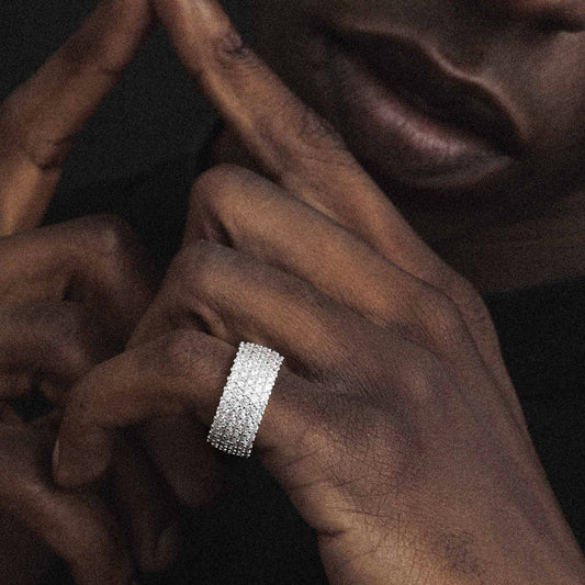 10mm Full Diamond Ring