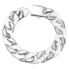 Cuban Ceramic Bracelet / Necklace - Stainless steel with white ceramic