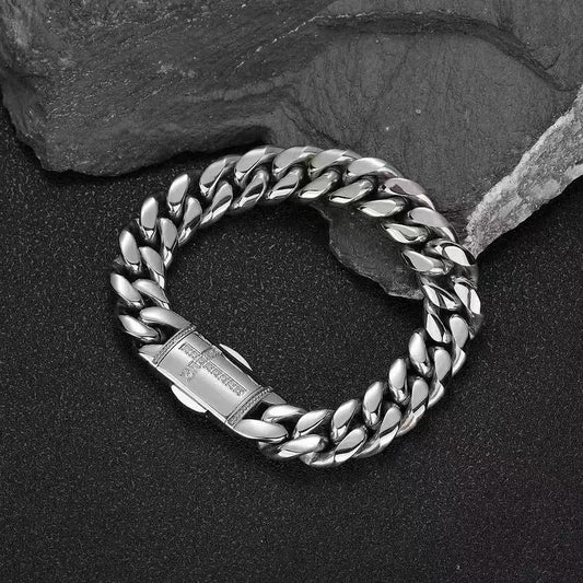 Diamond Cross Cuban Bracelet