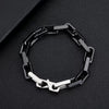 Ceramic Square Bracelet - Black Ceramic