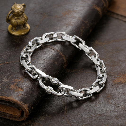 Square Stainless Steel Bracelet