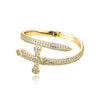 Sword of Justice Diamond Bracelet - Gold