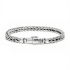 Sterling Silver Braided Chain Bracelet - 925 Sterling Silver