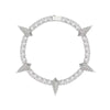 Black Panther Zircon Tennis Chain - Silver