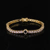 Four-Leaf Clover Tennis Chain - Gold