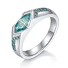 New-Sterling Silver Bruce's Eye Ring - 🔥Lake Green