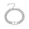 Pig Nose Cuban Chain - Sliver