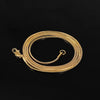 All-Match Snake Bone Necklace - Gold