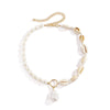 Beach Style Shell Clavicle Necklace - Gold