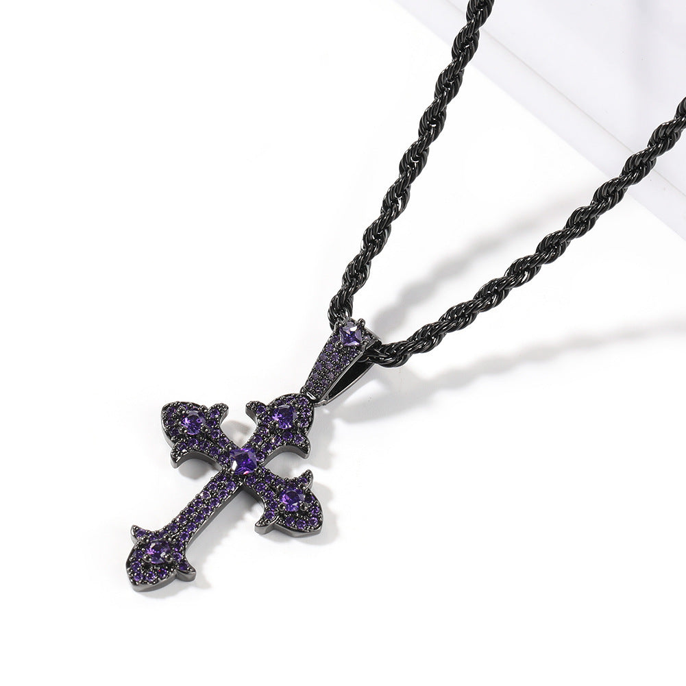 Luxury Cross Necklace With Full Diamonds