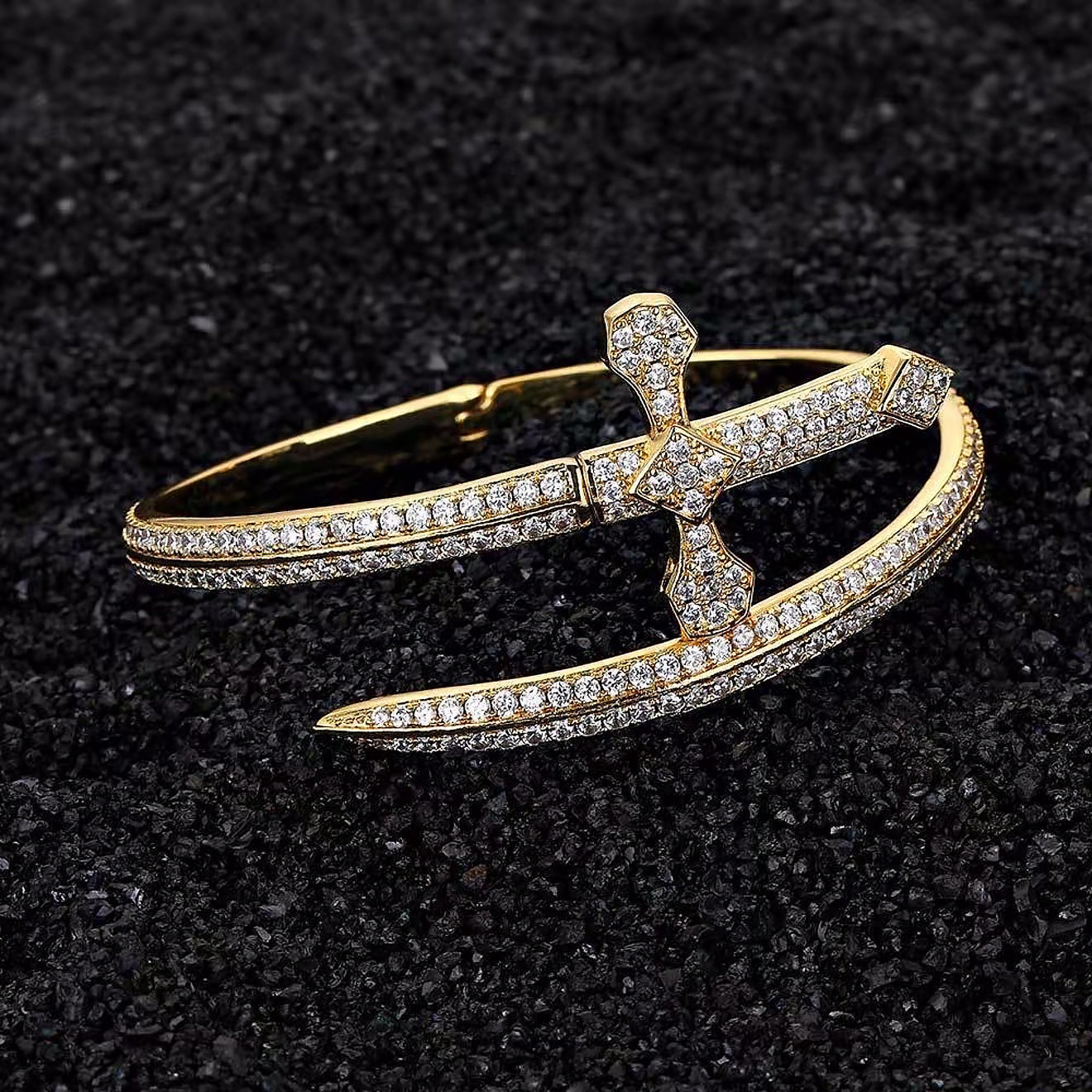 Sword of Justice Diamond Bracelet