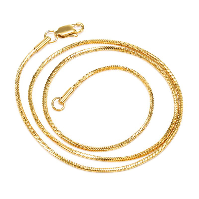 All-Match Snake Bone Necklace