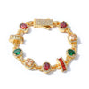 Colorful Jewelry Tennis Chain - Gold