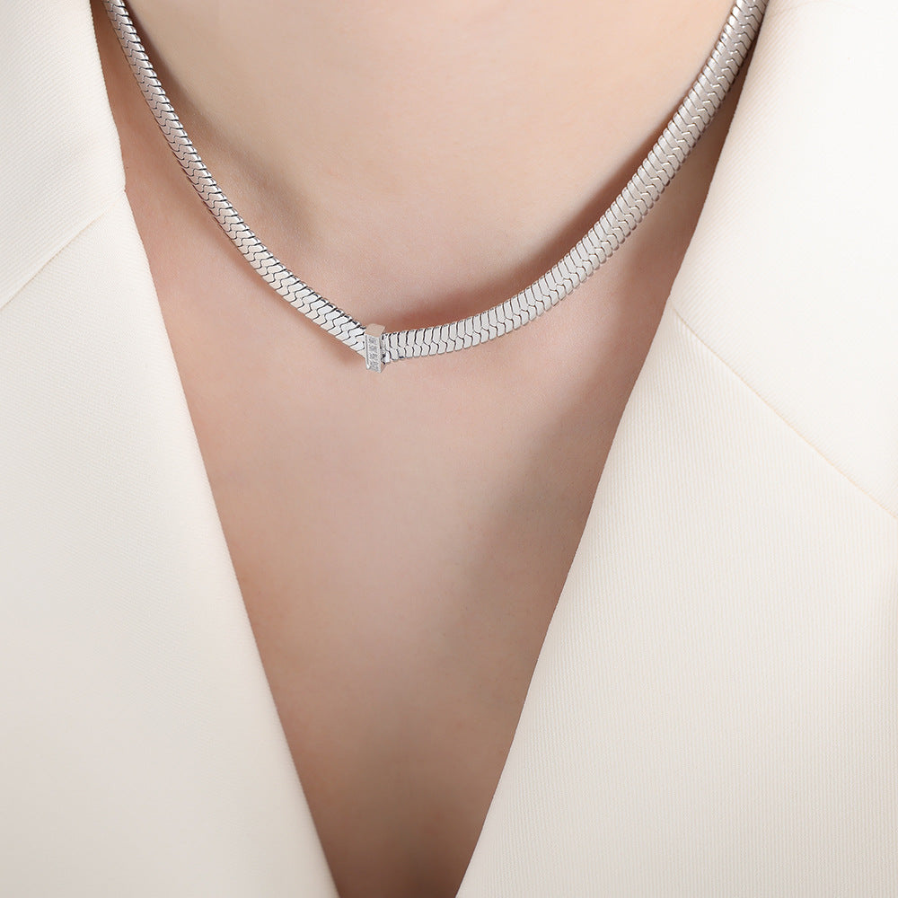 Elegant Cuban Diamond Necklace