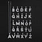 English Letter Pendant Necklace