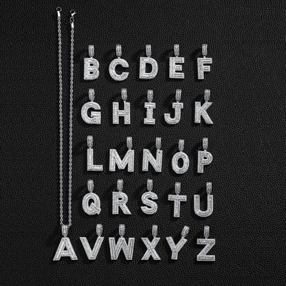 English Letter Pendant Necklace