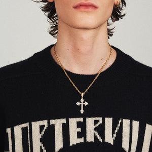 Luxury Cross Necklace With Full Diamonds