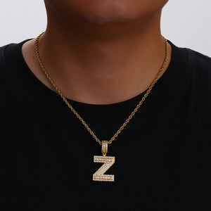 English Letter Pendant Necklace