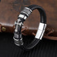Metal Leather Bracelet