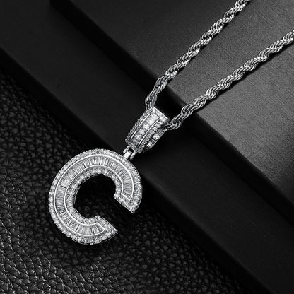 English Letter Pendant Necklace