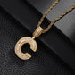 English Letter Pendant Necklace