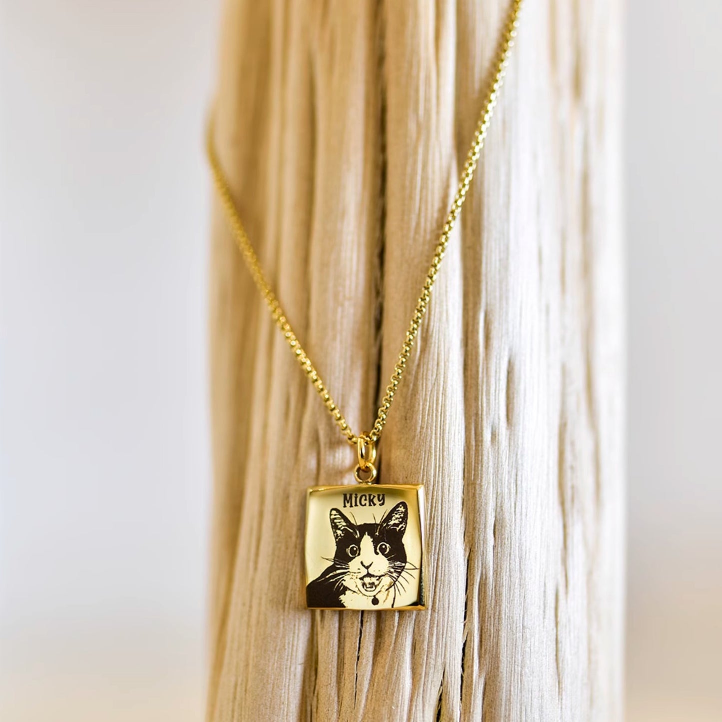 【Customized】Pet Photo Necklace Souvenir