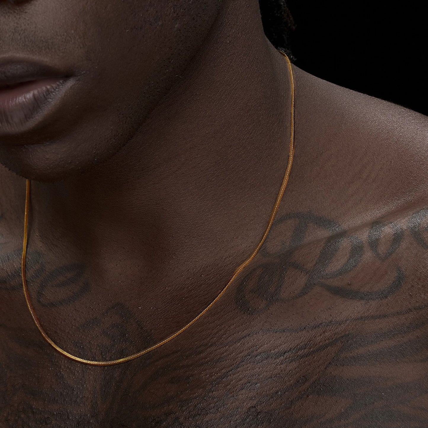 All-Match Snake Bone Necklace