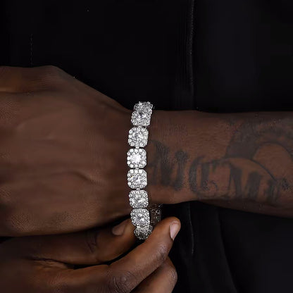 Iced Out Square Tennis Chain