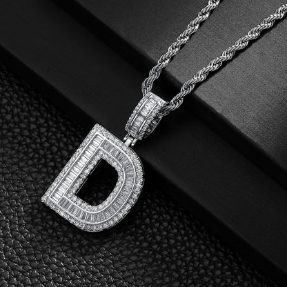 English Letter Pendant Necklace