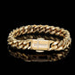 Diamond Cross Cuban Bracelet