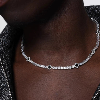 Four-Leaf Clover Tennis Chain