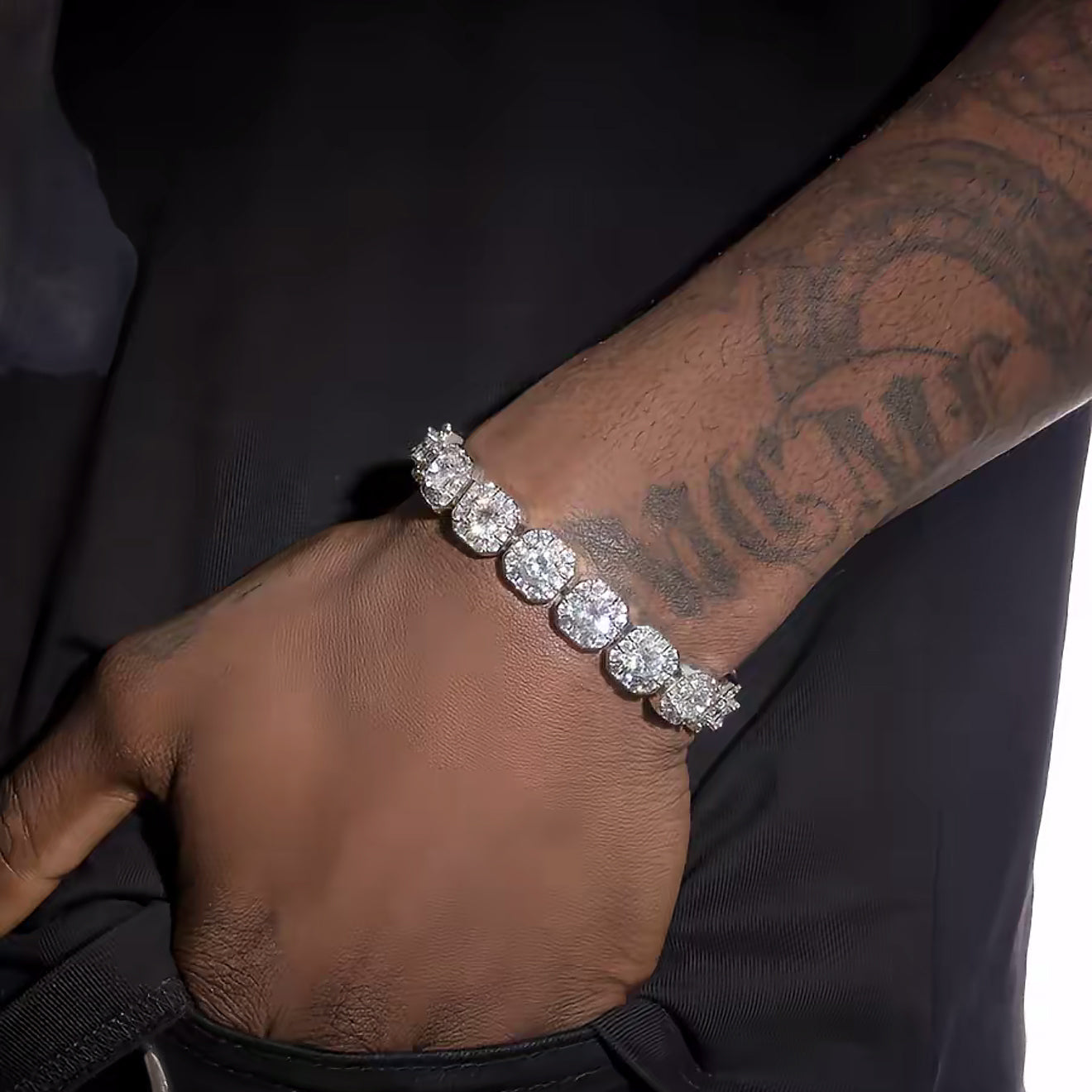 Iced Out Square Tennis Chain