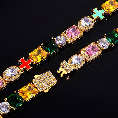 Dopamine Colored Zircon Bracelet