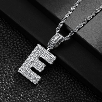 English Letter Pendant Necklace