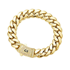 14K Gold Cuban Bracelet