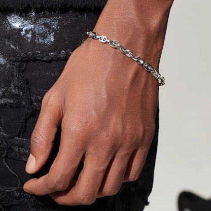 Titanium Steel Pig Nose Bracelet