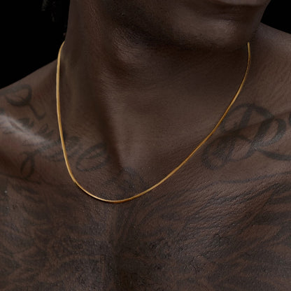 All-Match Snake Bone Necklace