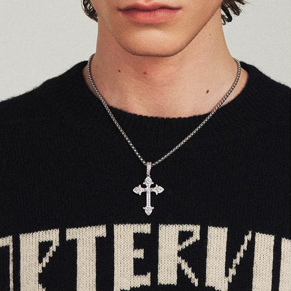 Luxury Cross Necklace With Full Diamonds