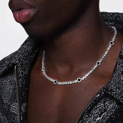 Four-Leaf Clover Tennis Chain