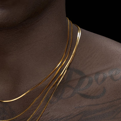 All-Match Snake Bone Necklace