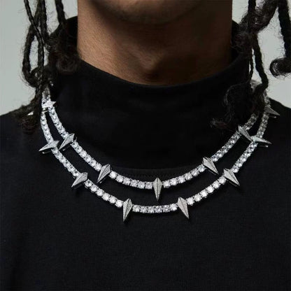 Black Panther Zircon Tennis Chain