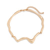 Metal Geometric Special Design Necklace - Gold