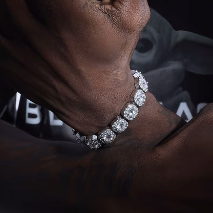 Iced Out Square Tennis Chain