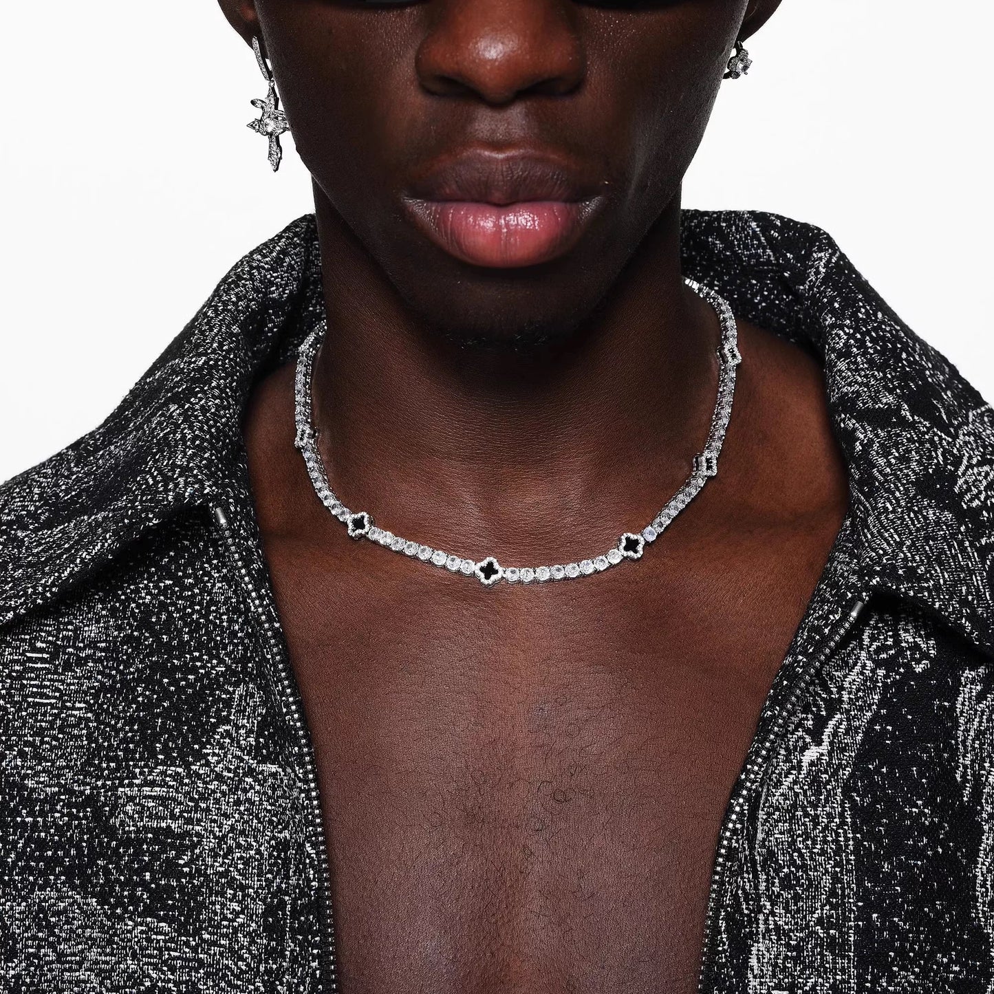 Four-Leaf Clover Tennis Chain