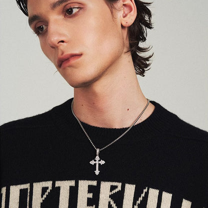 Luxury Cross Necklace With Full Diamonds