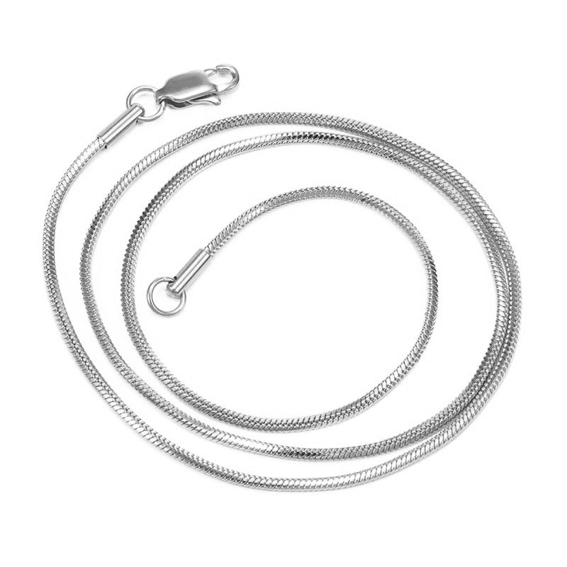 All-Match Snake Bone Necklace