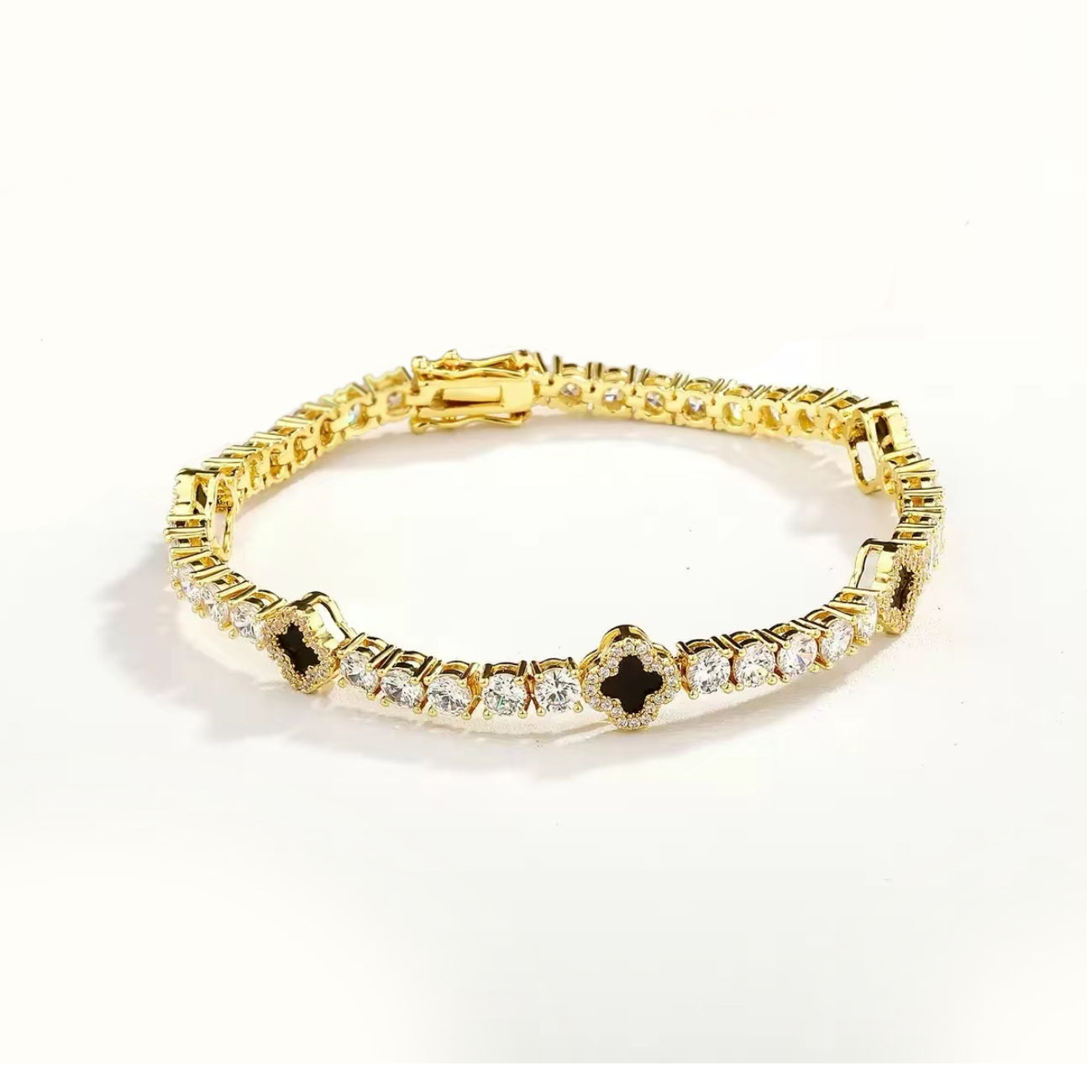 Four-Leaf Clover Tennis Chain